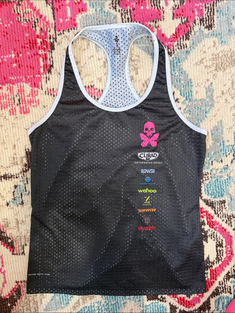 Betty Designs Black Active Run Tank Top - Small